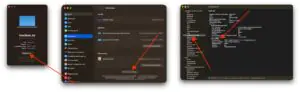 Цветовое кодирование внешнего дисплея на MacBook