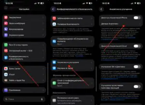 Аналитика и данные на iPhone